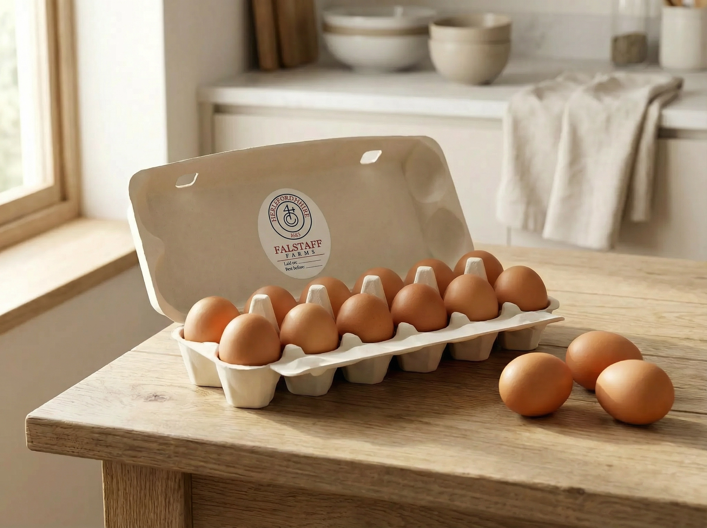 Pastured Sussex Eggs (full dozen)